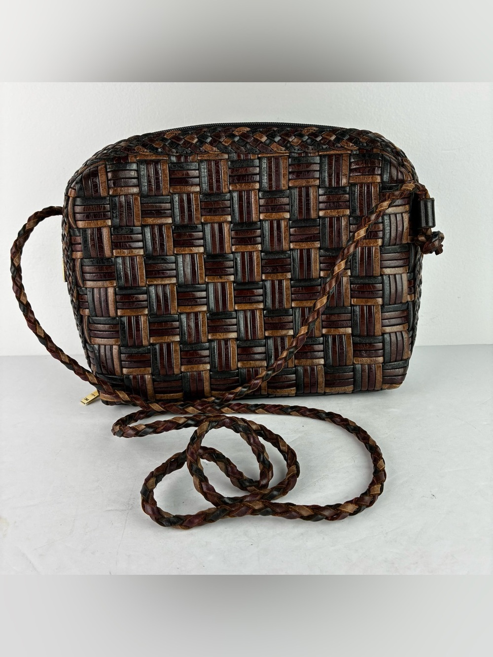 CEM Woven Leather Purse